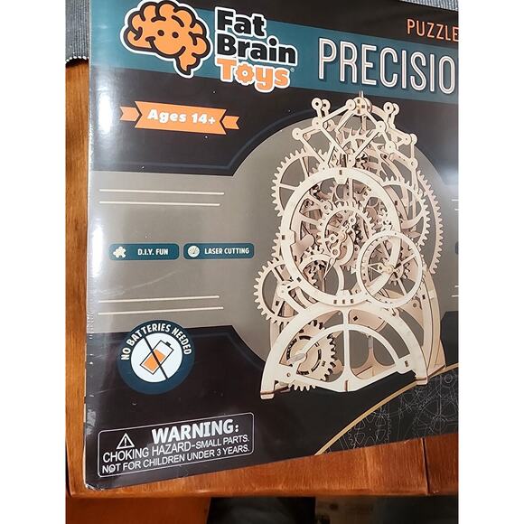 NIB Fat Brain Toys Precision Clock Puzzlegears NEW & Sealed Gift Teen - Picture 2 of 5